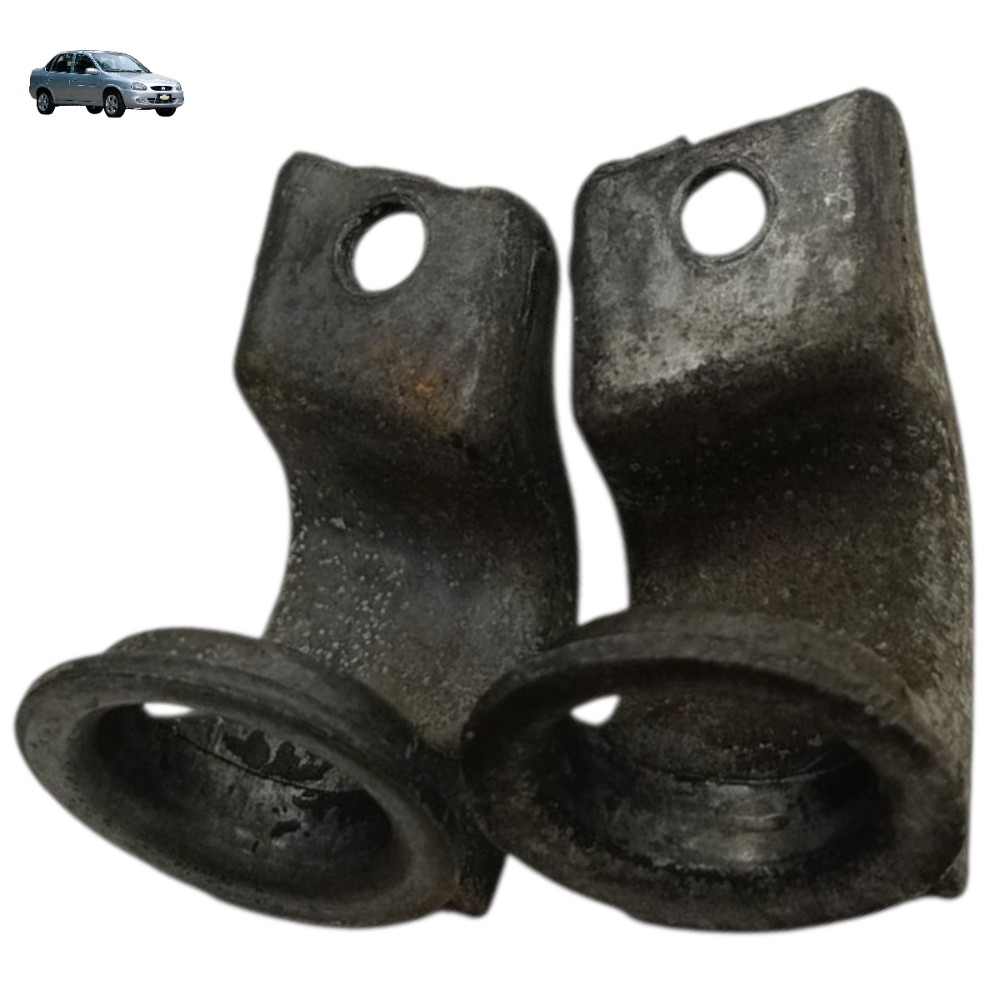 Par Suporte Radiador Gm Corsa Classic Celta Prisma 2007 2008 1