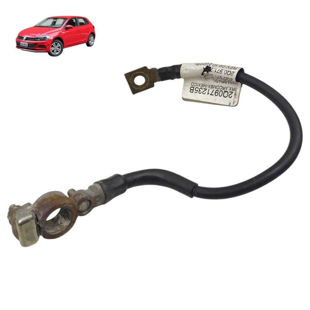 Cabo polo negativo bateria VW Polo virtus nivus 2019 2020 21 1