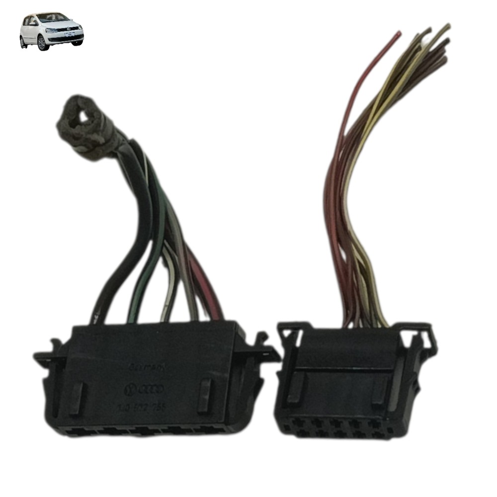 Par Plug Conector Comando Ar Condicionado Vw Fox 2014 2013