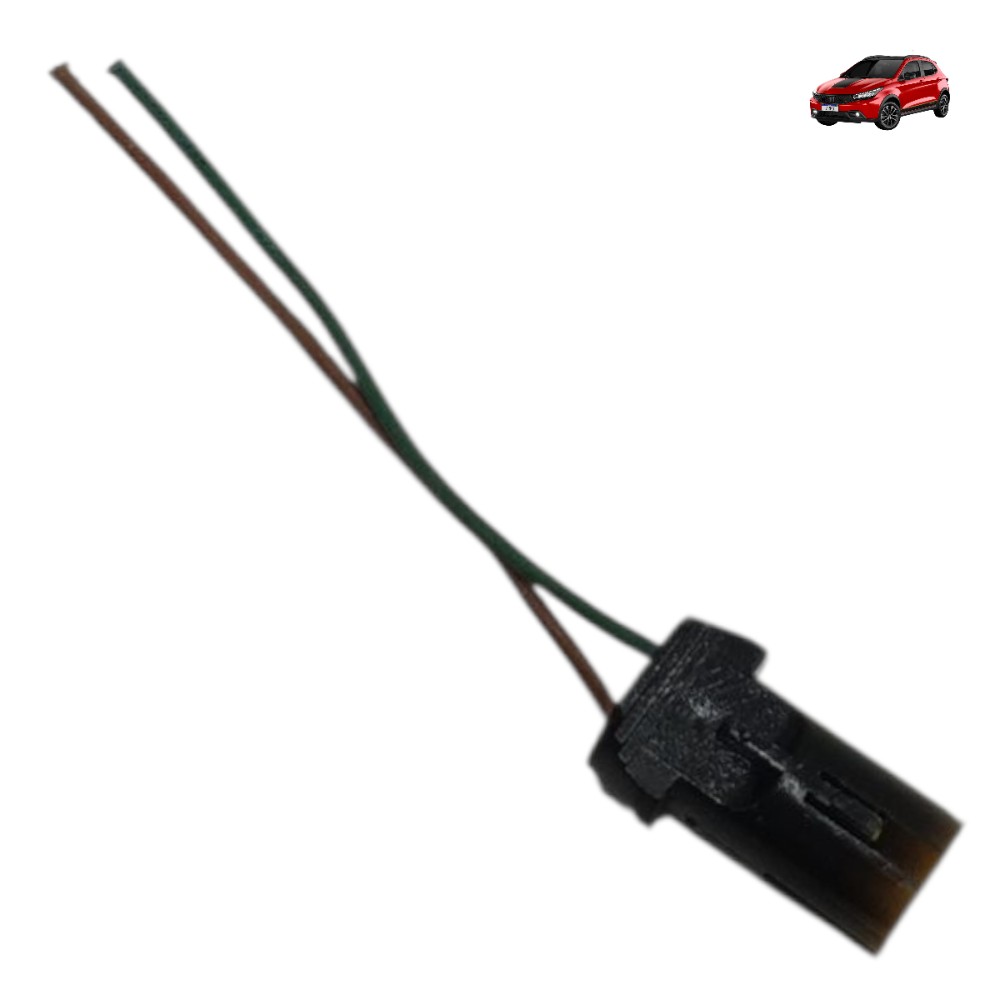 Plug Conector Lâmpada Pingo Farol Fiat Argo 2019 2020 2021 1