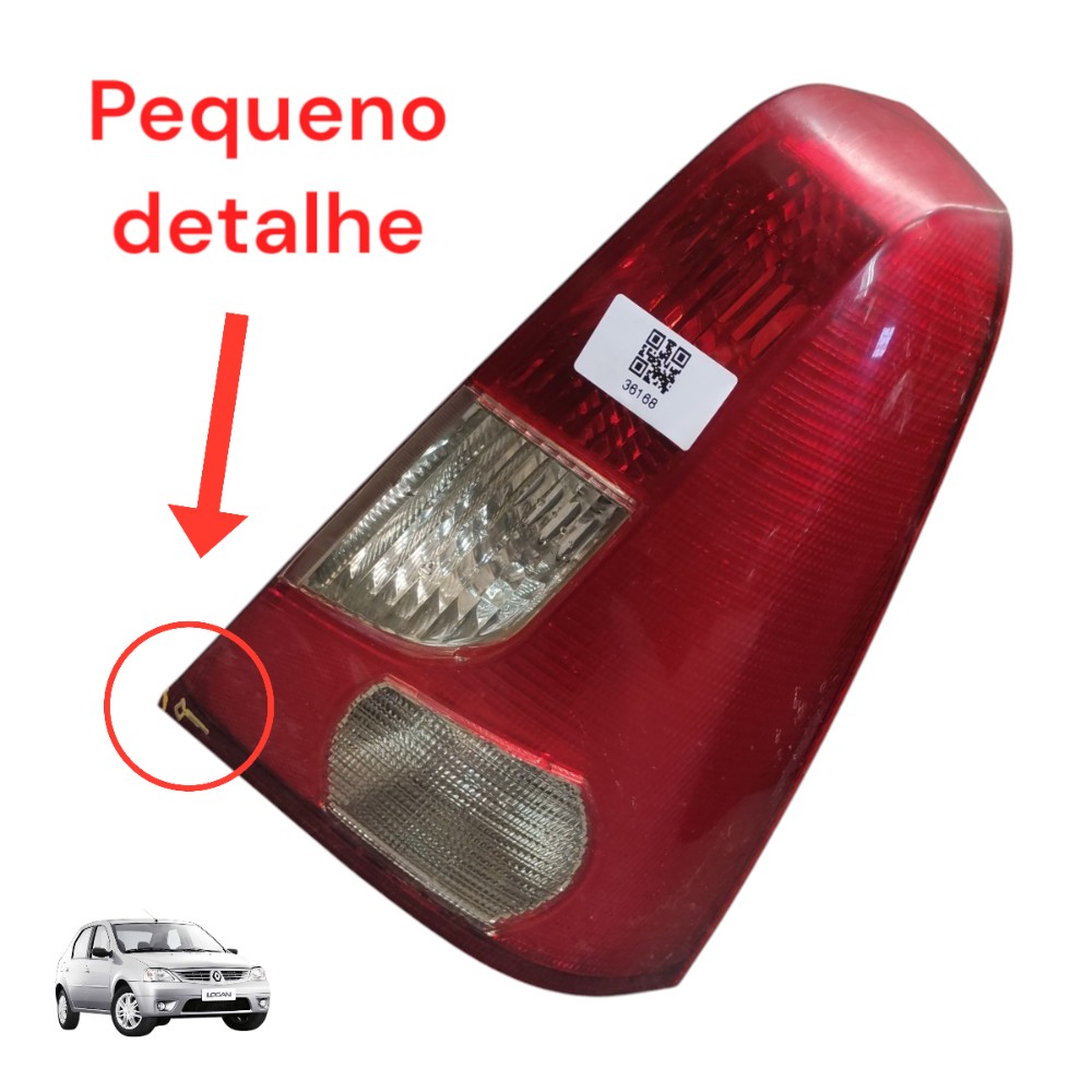 Lanterna traseira direita Renault Logan 2007 2008 2009 2010 1