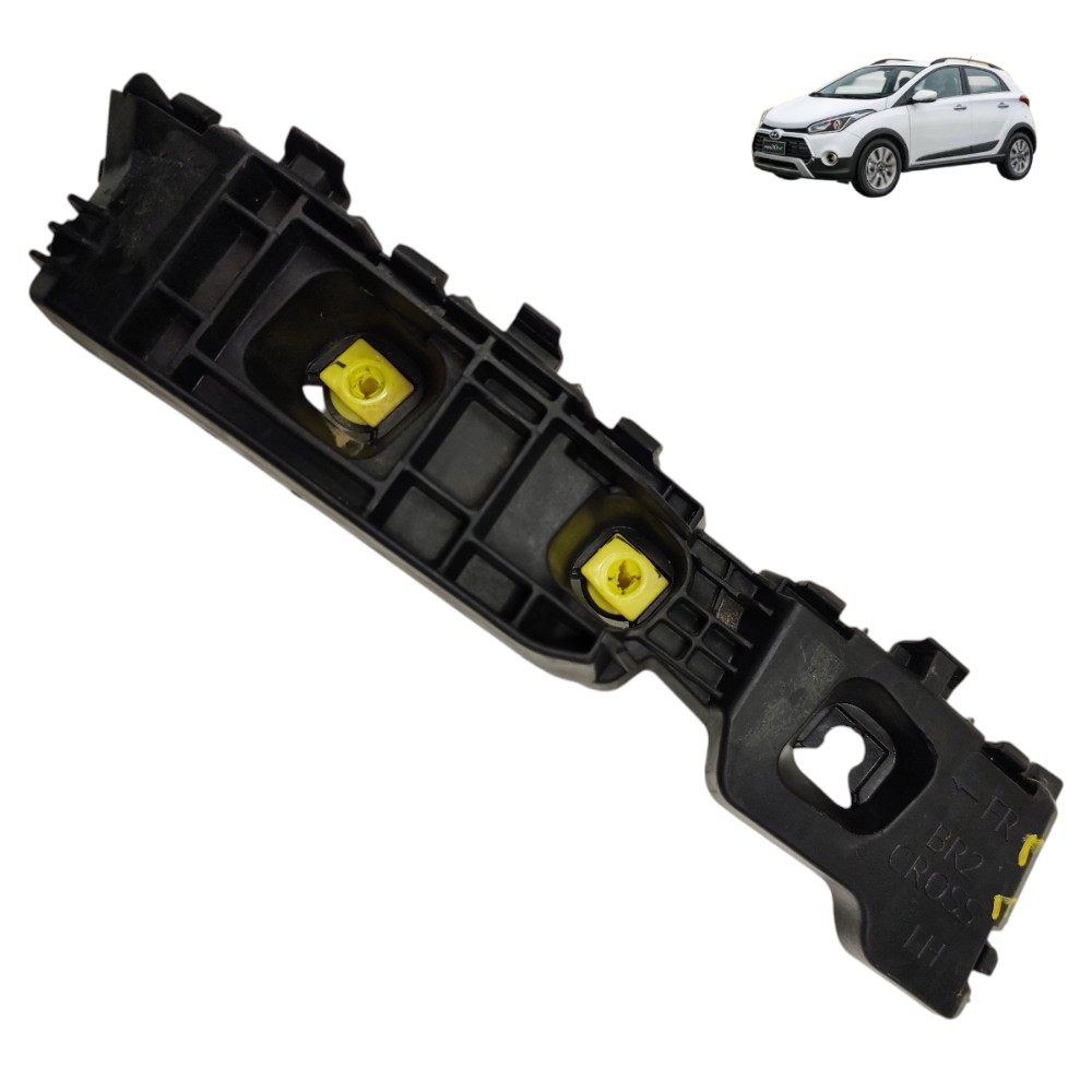 Guia parachoque traseiro esquerdo Hyundai HB20 hatch 2020 21