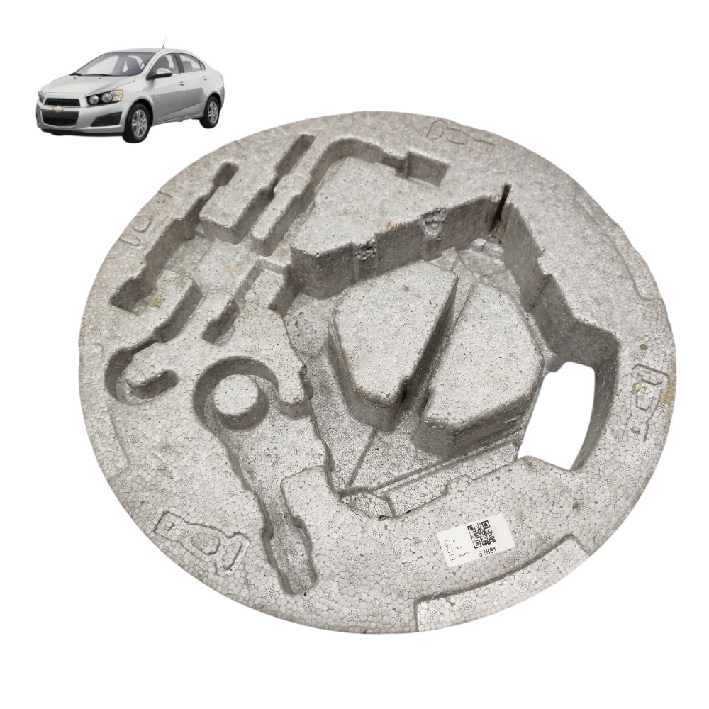 Isopor ferramenta macaco porta malas gm sonic 2012 2013 2014