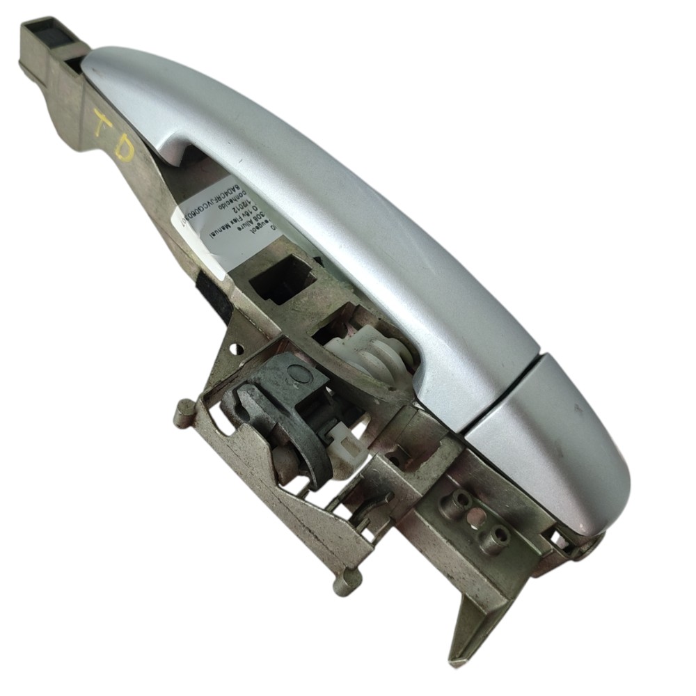 Maçaneta Externa Lado Direito Peugeot 308 2011 2012 2013 14 – Prata – Dianteira/traseira 2
