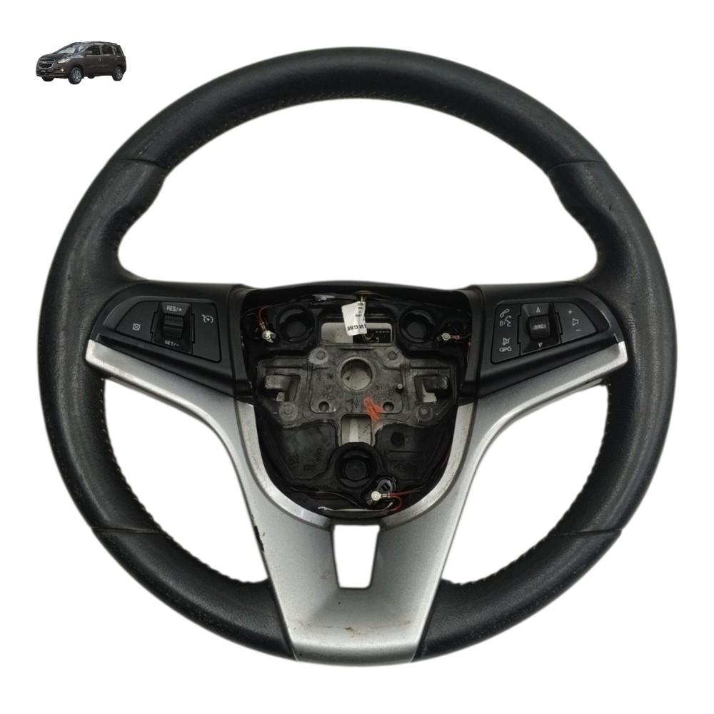 Volante Direção Com Comandos Gm Spin 2015 2016 2017 2018 19 Preto