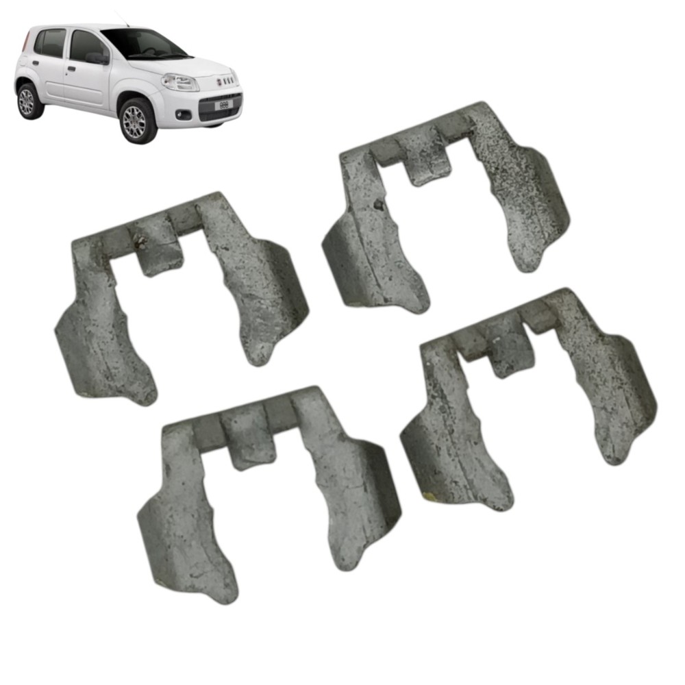 Jogo presilha trava bico injetor fiat uno Vivace 2012 2013