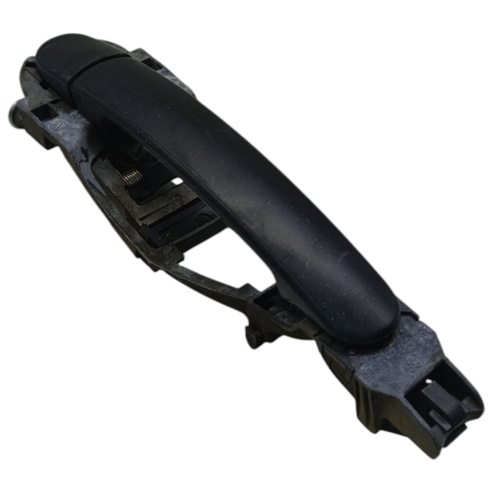 Maçaneta Externa Traseira Esquerda Vw Polo 2007 2008 2009 10 Preto Traseira 2