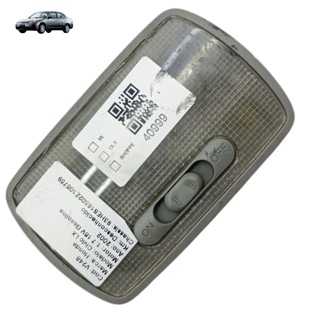 Luz Interna Teto Cortesia Honda Civic G7 2001 2002 2003 2004 1