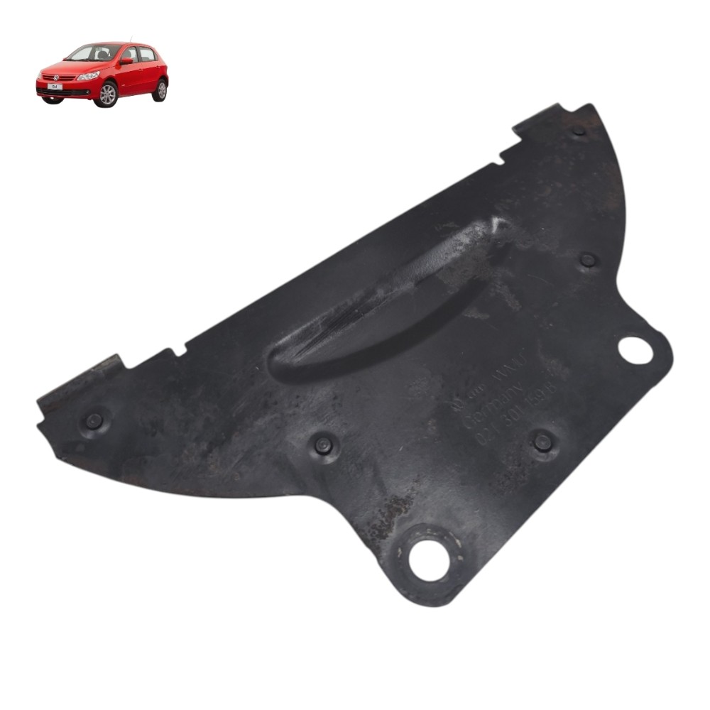 Chapa defletor protetor volante motor vw gol g5 1.0 2010 11