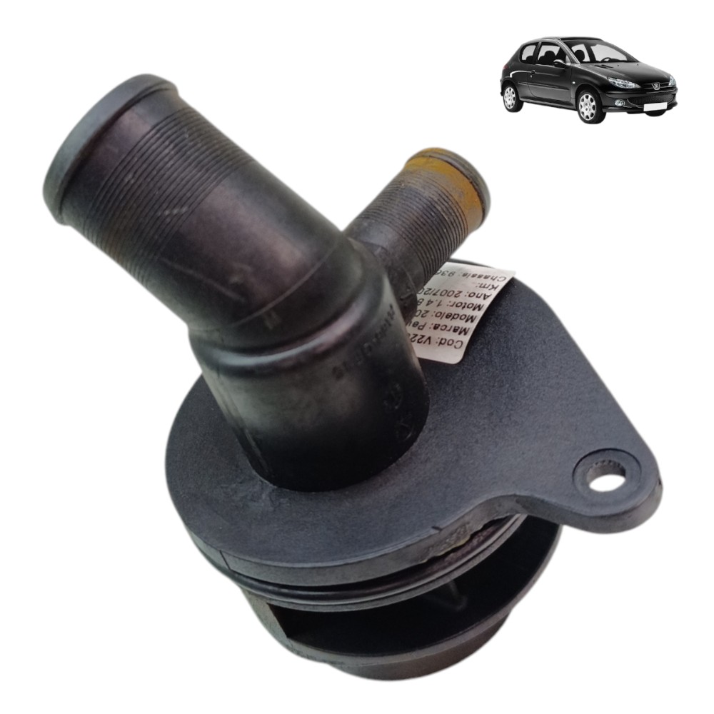 Flange Bomba Água Motor Peugeot 206 207 1.4 Flex 2007 2008 1