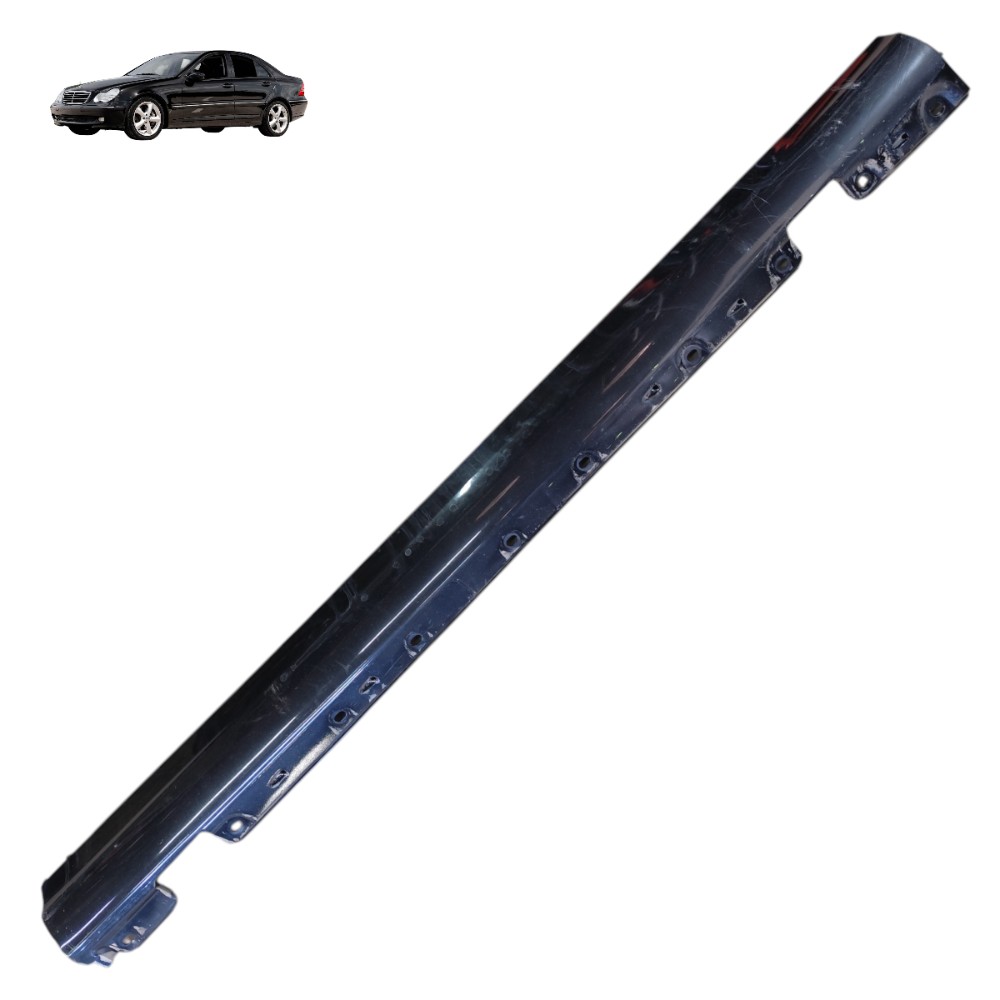 Spoiler saia lateral direita Mercedes c230k 2003 2004 2005 1