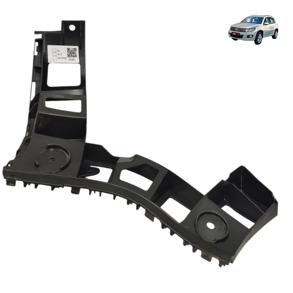 Guia Parachoque Traseira Direita Vw Tiguan 2011 2012 2013 1