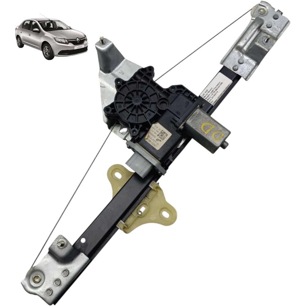 Motor Máquina Vidro Dianteiro Direito Renault Logan 2018 19 1