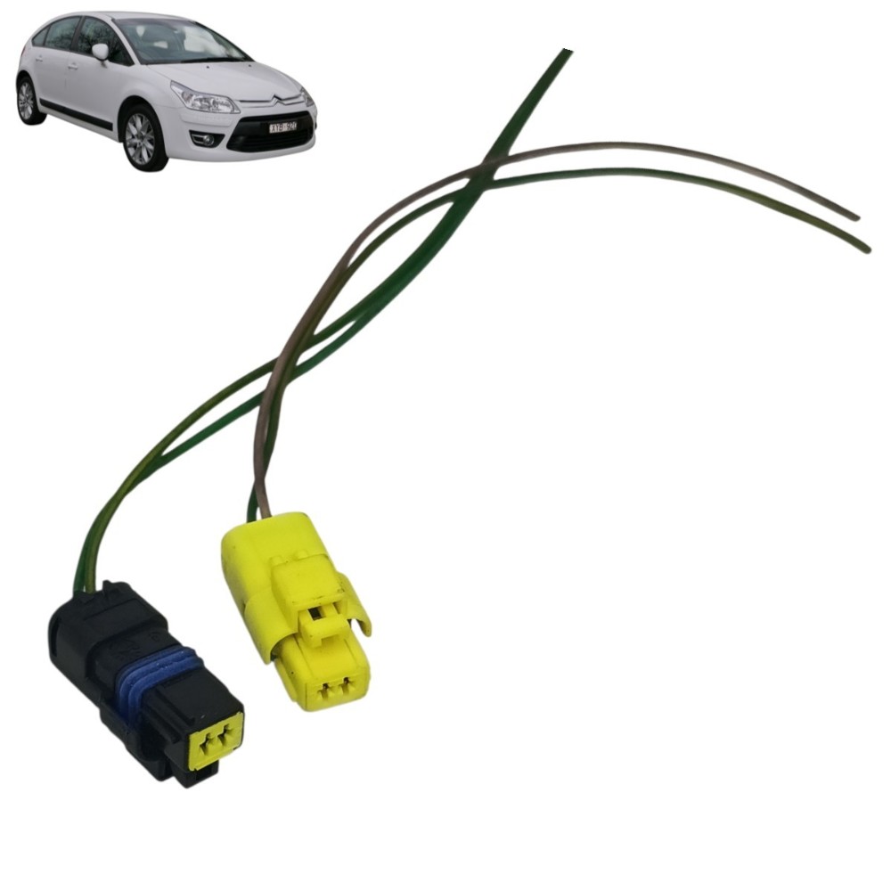Par Plug Conector Compressor Ar Citroën C4 307 1.6 2010 2011