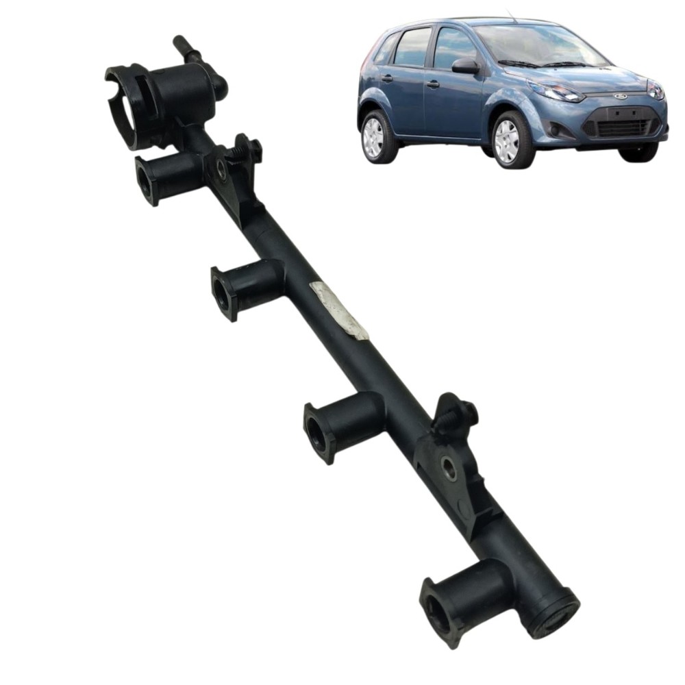 Flauta bico injetor Ford fiesta 1.0 zetec rocam 2013 2014