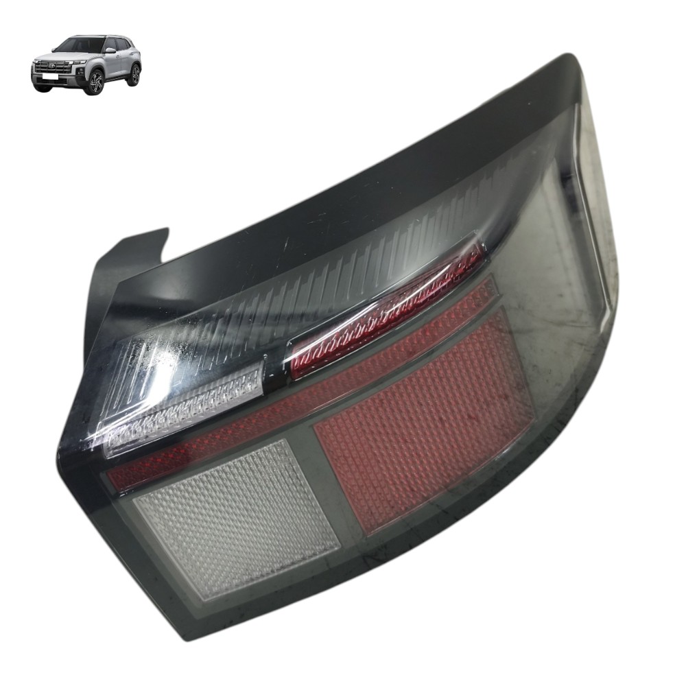 Lanterna Direita Carroceria Hyundai Creta 2026 2025 2024 Direito/passageiro Vermelho 1