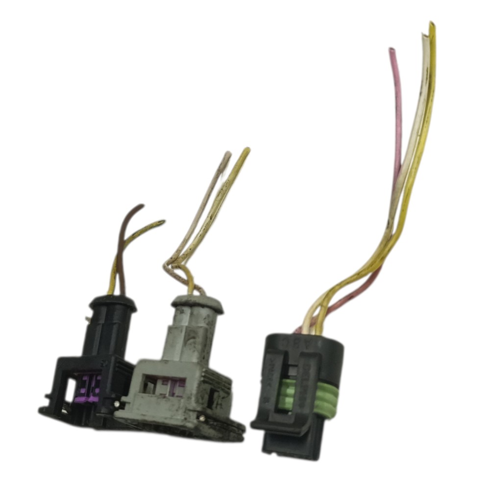 Jogo plug conector corpo tbi Peugeot 206 1.4 gasolina 2001 3