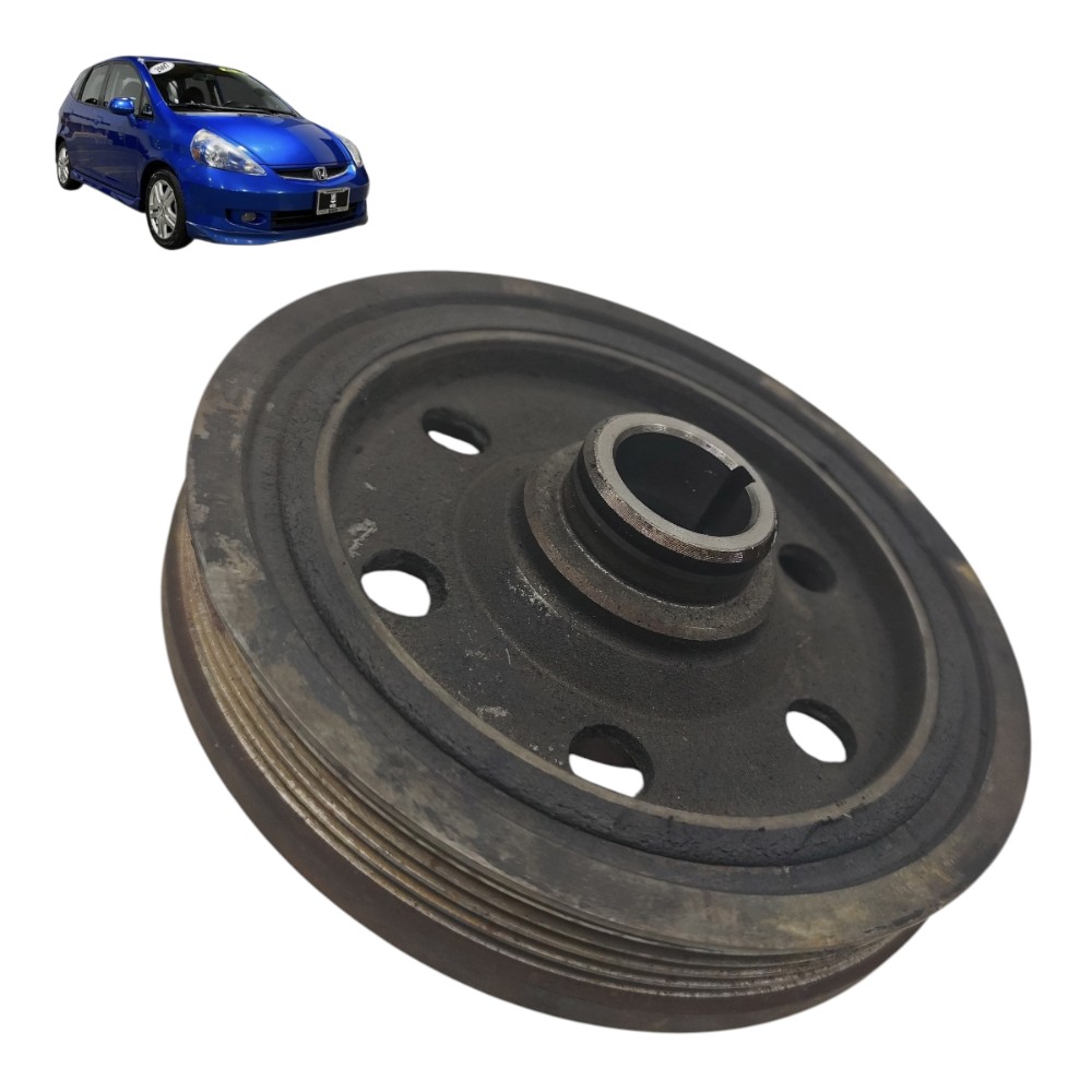 Polia Virabrequim Honda Fit 1.4 2003 2004 2005 2006 2007 1