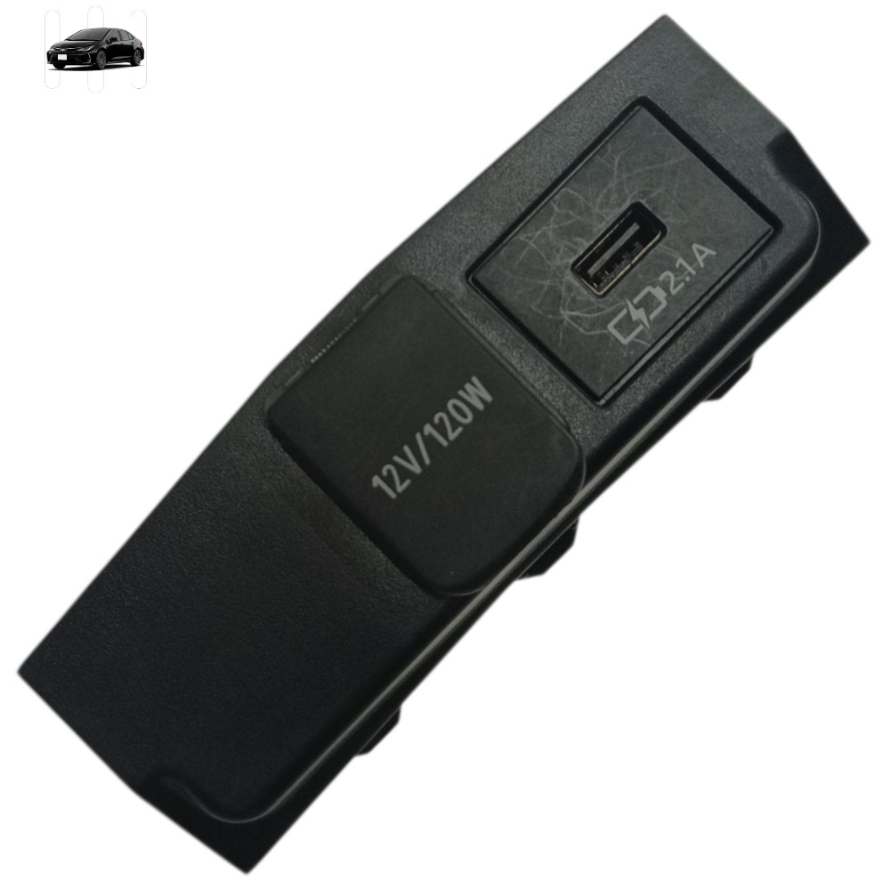 Tomada 12v Usb Console Toyota Corolla 2022 2023 2024 2025 1
