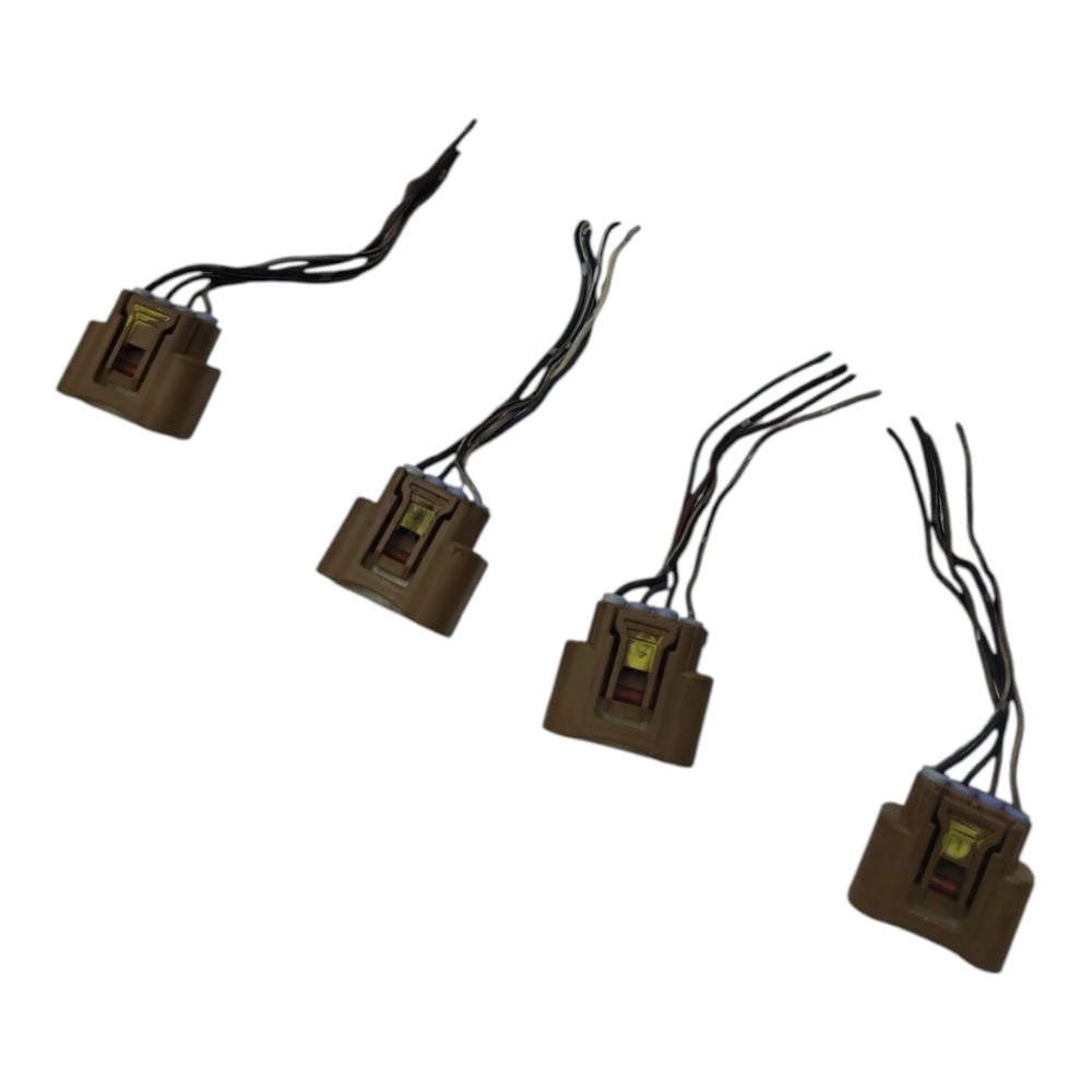 Jogo Plug Conector Bobina Ignição Toyota Corolla 2003 2004 2