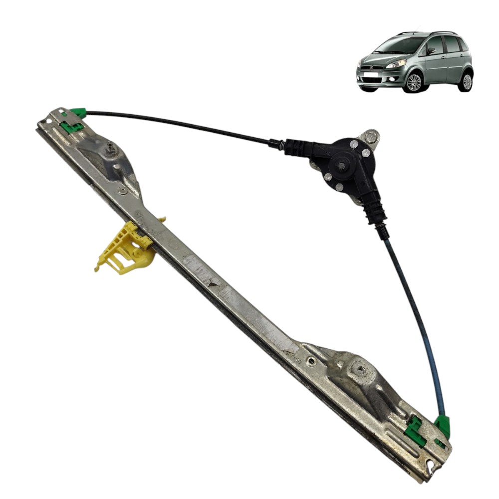 Máquina vidro manual traseiro direito Fiat Idea 2005 2006 07 1