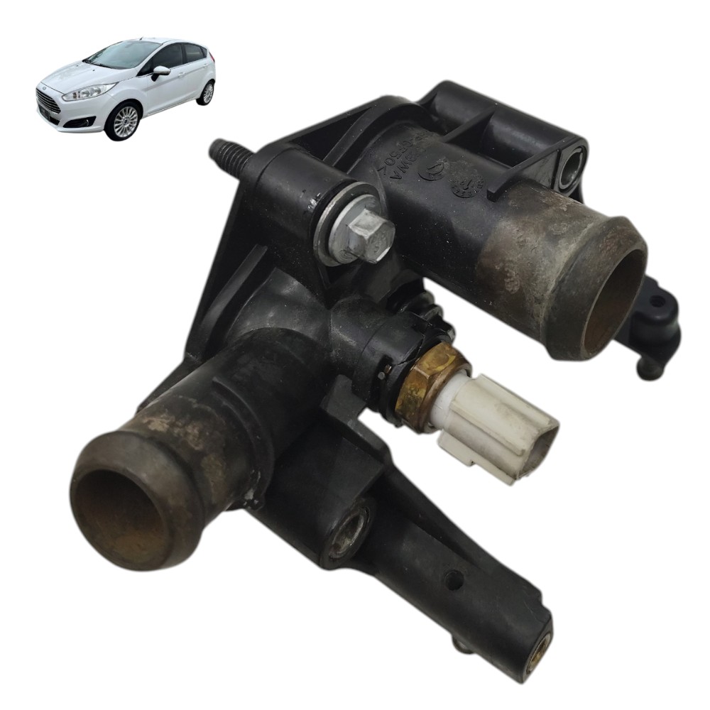 Flange carcaça válvula Ford New Fiesta 1.6 Sigma 2014 2015 1
