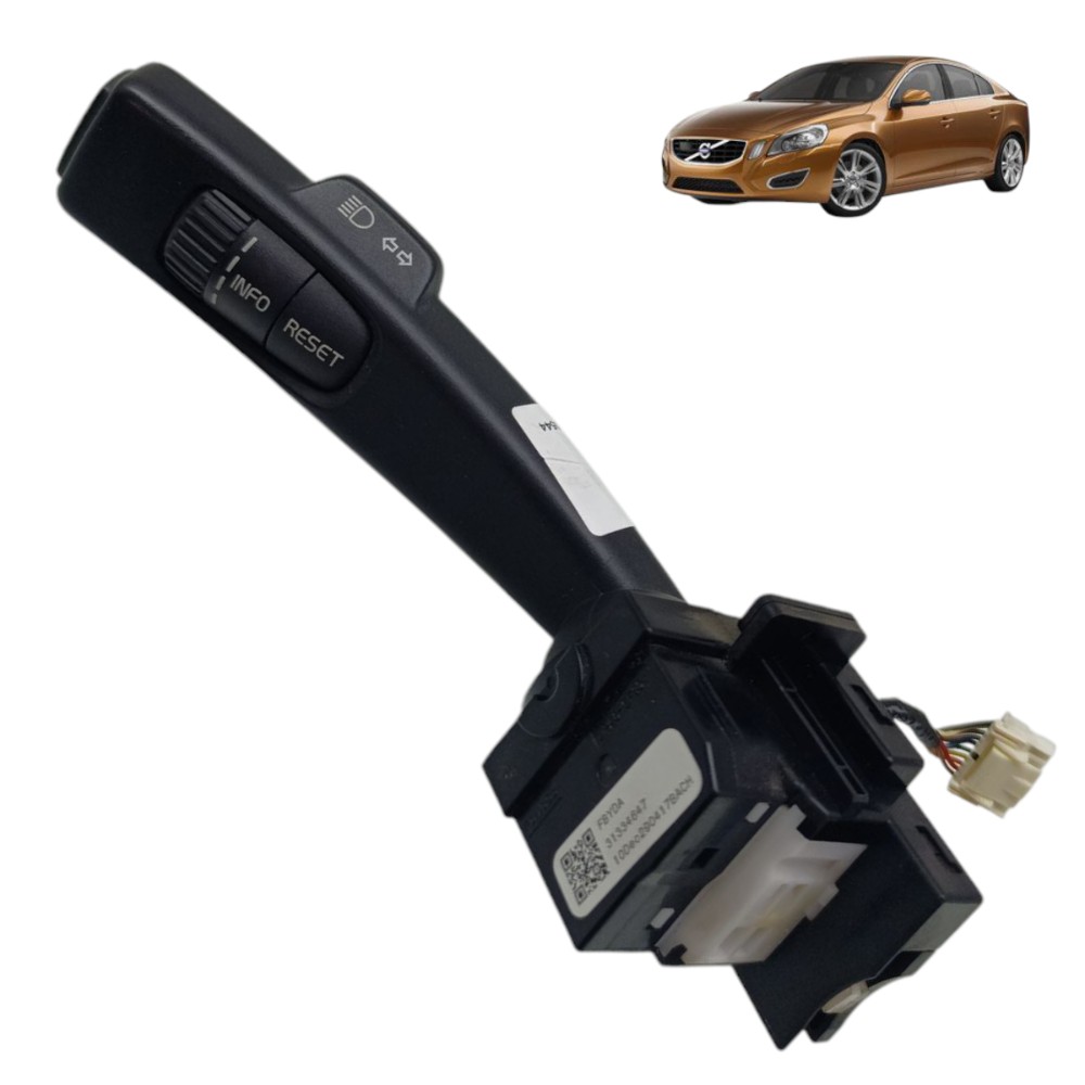 Chave Seta Farol Reset Volvo S60 2010 2011 2012 2013 2014 1