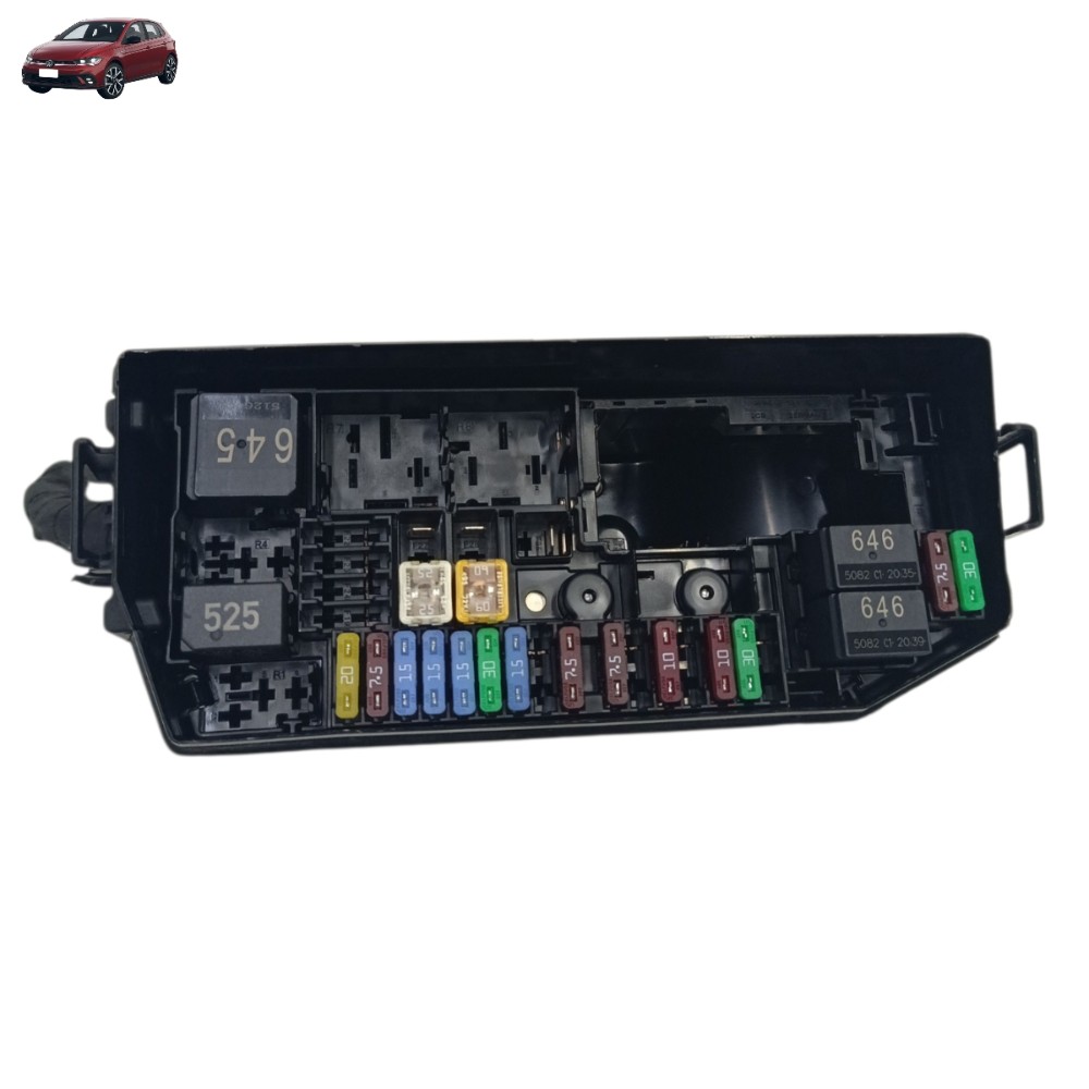 Caixa Fusível Vw Polo Sense 1.0 Tsi 2026 2025 2024 2023 2022