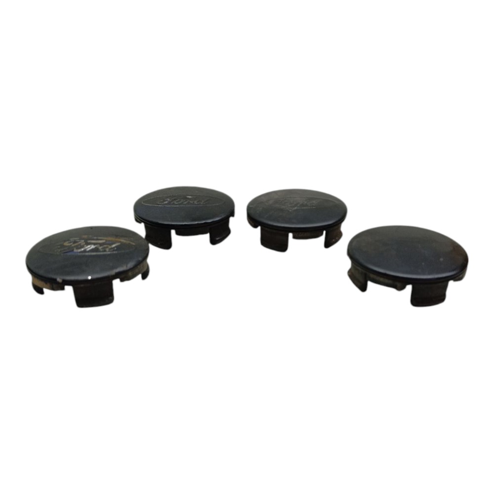 Jogo Calotinha Central Roda Ford Focus 2009  10 11 12  53mm Preto 2