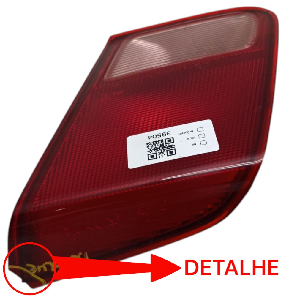 Lanterna Direita Tampa Traseira Honda Civic G7 2002 Detalhe Direito/passageiro Vermelho 2