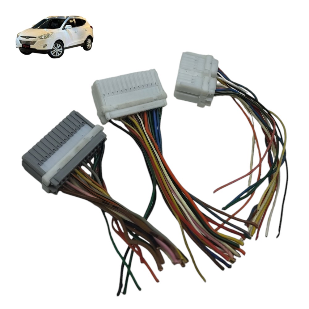 Jogo plug módulo BCM Hyundai ix35 2.0 Flex aut 2014 2015 16 1