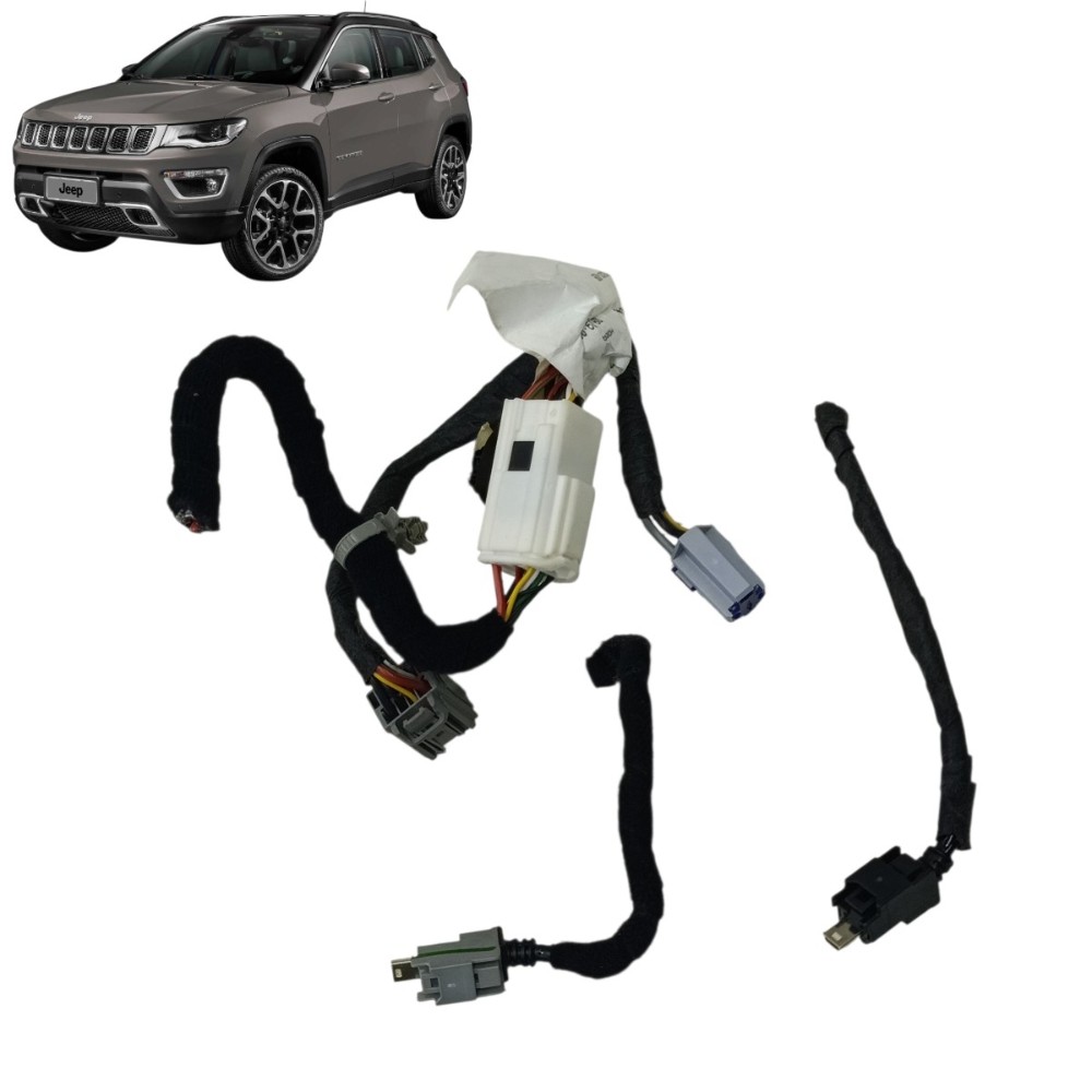 Jogo Plug Conector Console Central Jeep Compass 2019 2020