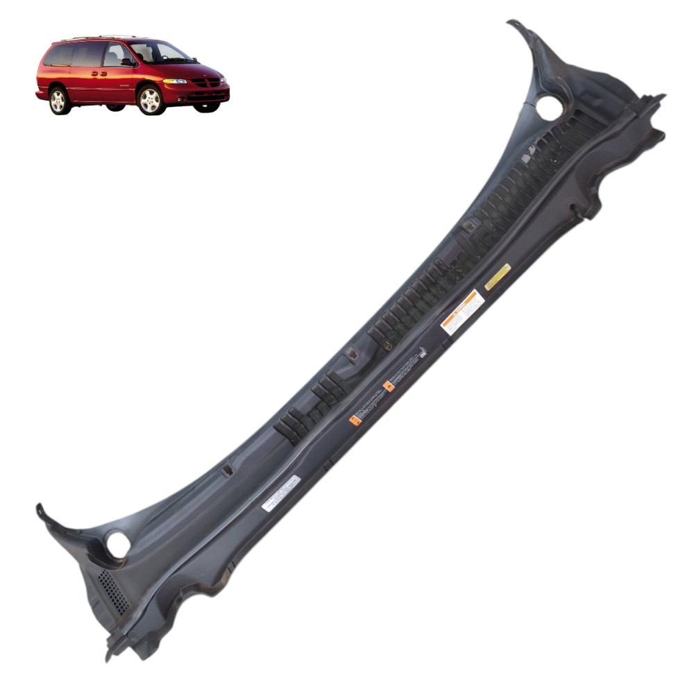 Grade Churrasqueira Chrysler Caravan 2001 2000 1999 1998 97 Preto Plástico 1