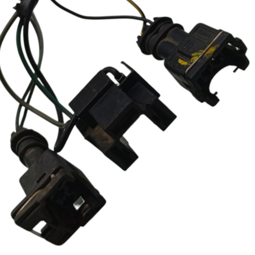 Jogo Plug Conector Farol Fiat Uno Mille 2007 2008 2009 2010 3