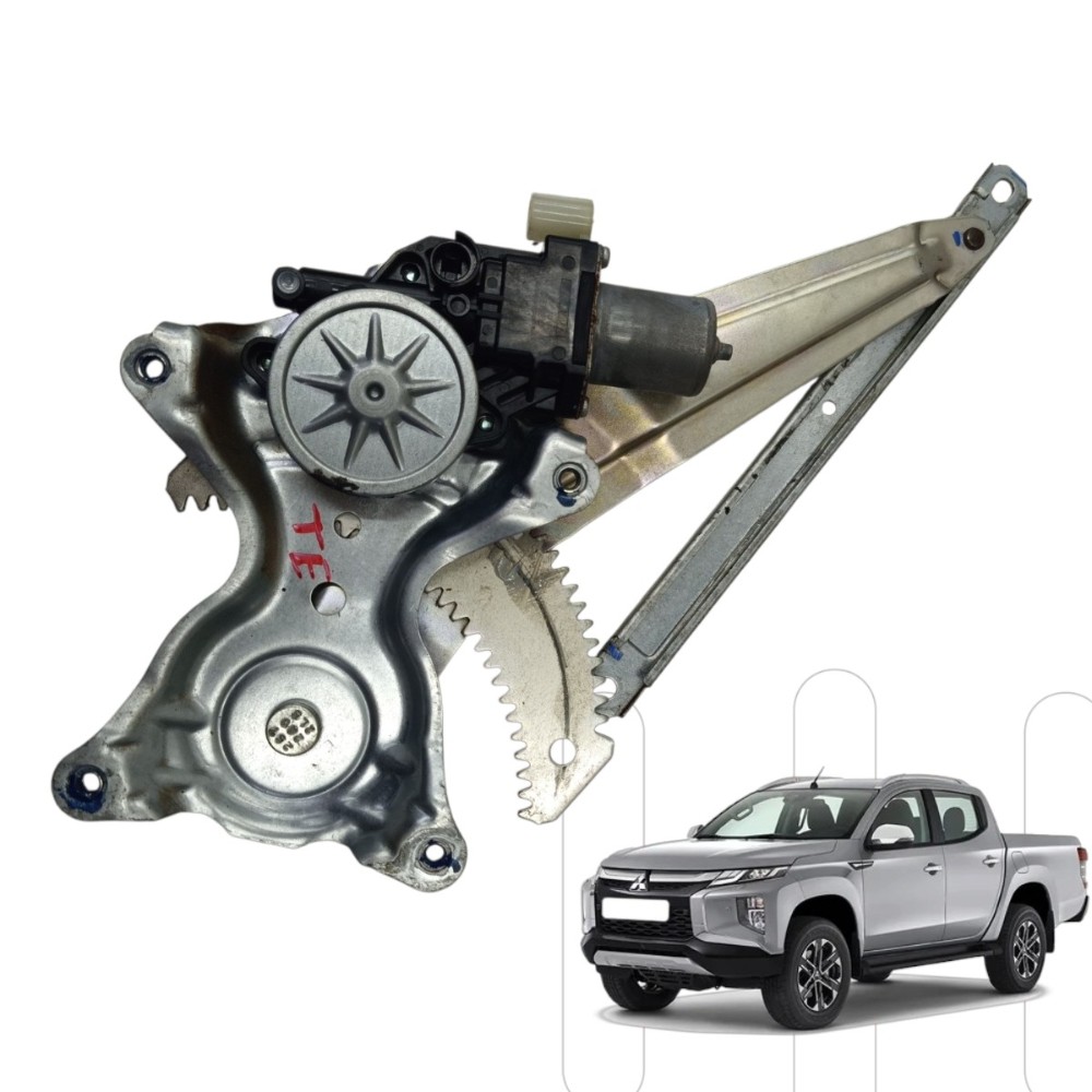 Máquina vidro traseira esquerda Mitsubishi l200 triton 2024