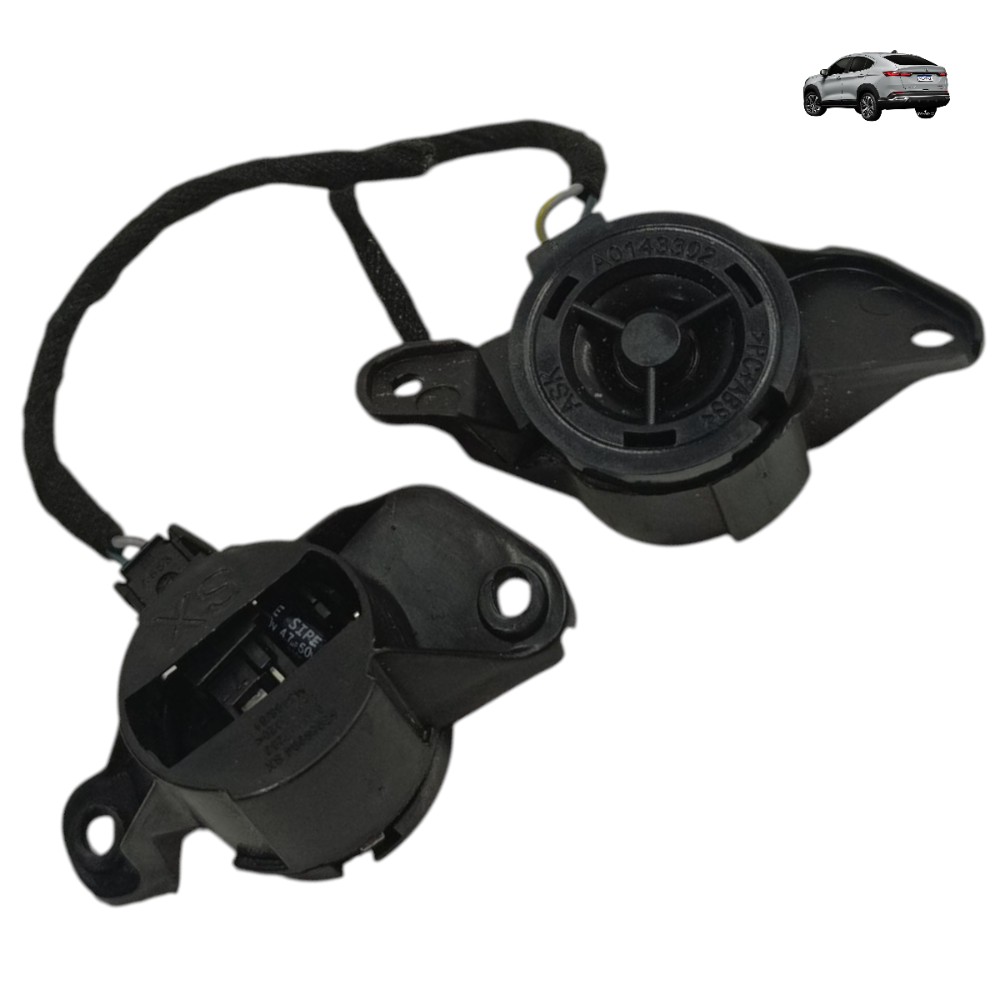Par Tweeter Coluna Lateral Painel Fiat Fastback 2021 2022 23 1