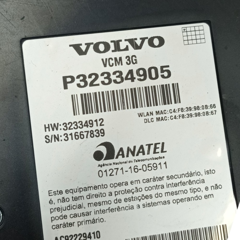 Módulo Eco Vcm 3g Volvo Xc40 1.5 T5 Híbrida 2022 2021 2020 4