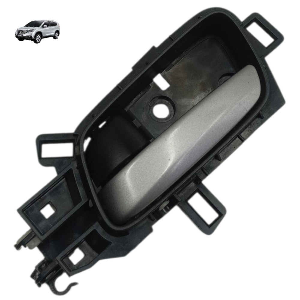 Maçaneta Interna Esquerda Honda Crv 2016 2015 2014 2013 12 Prata Dianteira/traseira 1