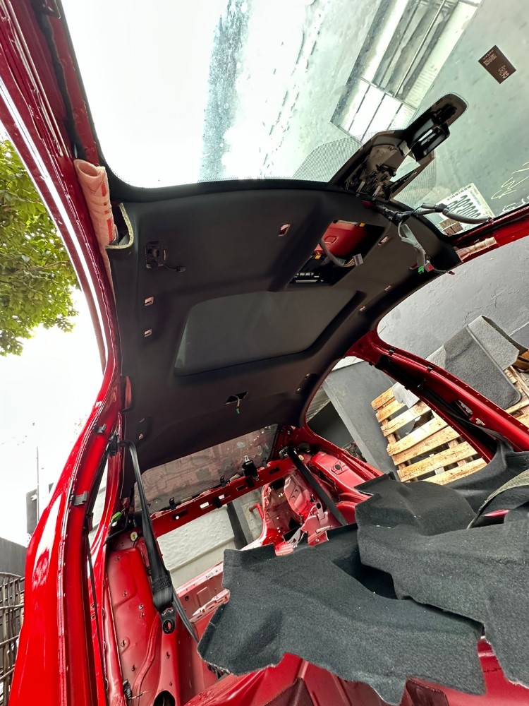 Teto carroceria com teto solar completo Jaguar xe 2018 2019 7