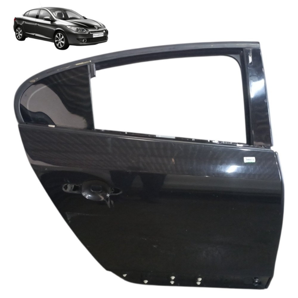 Porta Traseira Direita Renault Fluence 2011 2012 2013 2014 Traseira Direita Preto