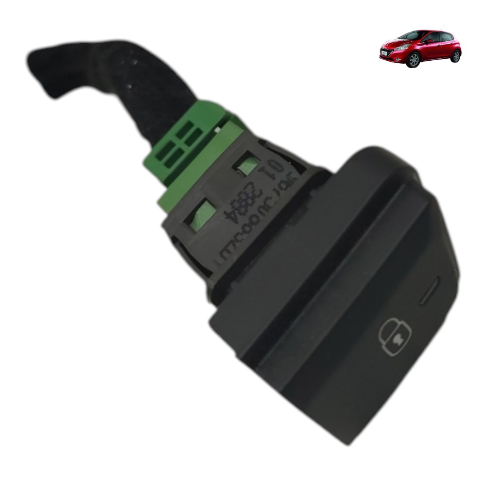 Botão trava porta Peugeot 208 2014 2015 2016 2017 2018 2019