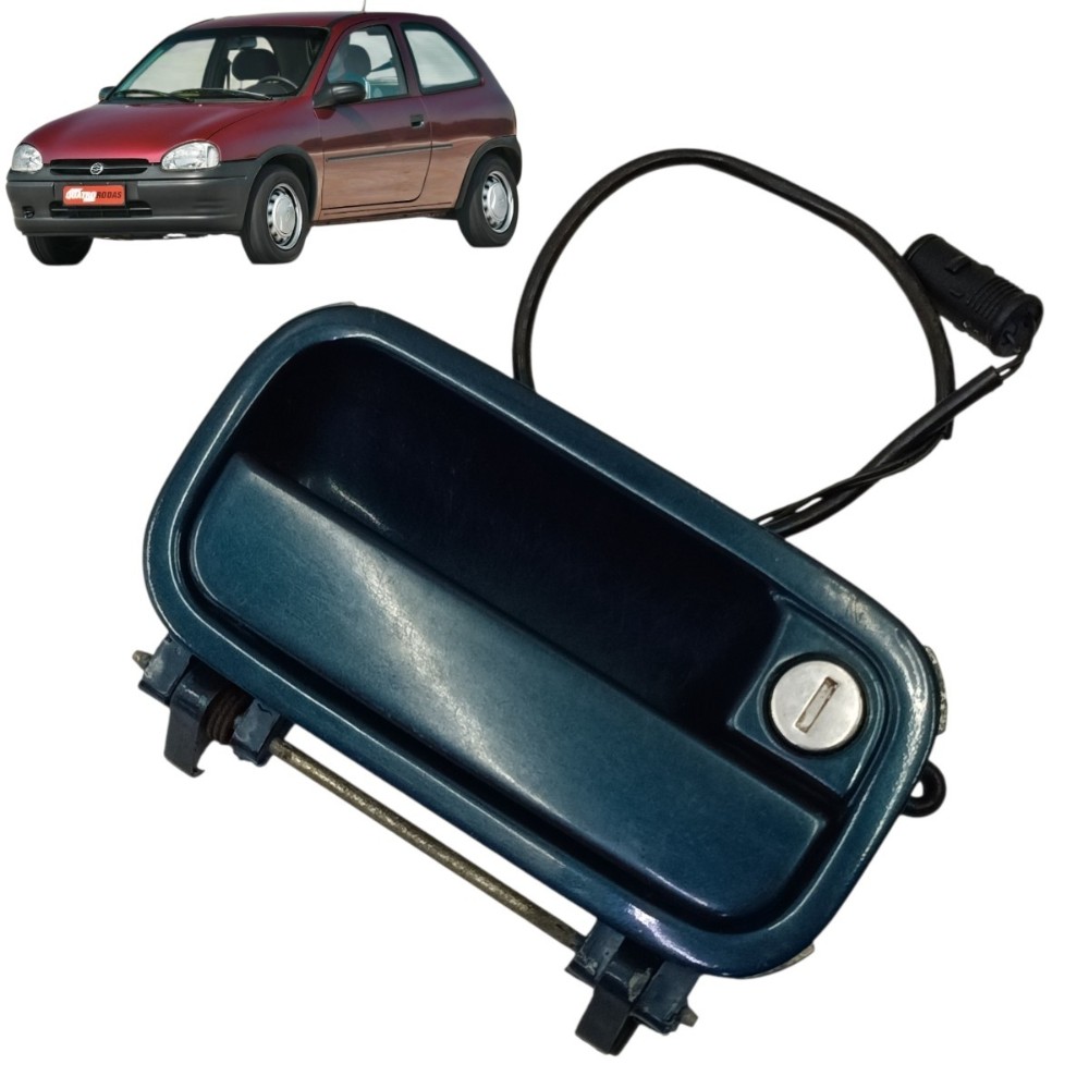 Maçaneta Externa Dianteira Direita Gm Corsa 1999 2000 2001 Azul Dianteira