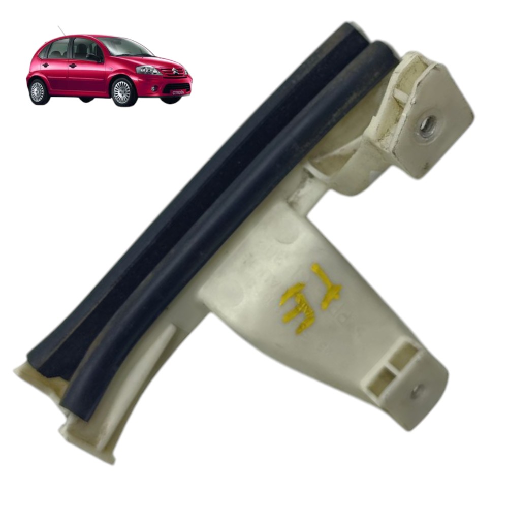 Guia Vidro Porta Traseira Esquerda Citroen C3 2004 2005 2006 Branco 1