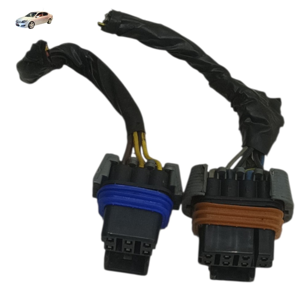 Par plug conector fechadura dianteira esquerda vectra 2011