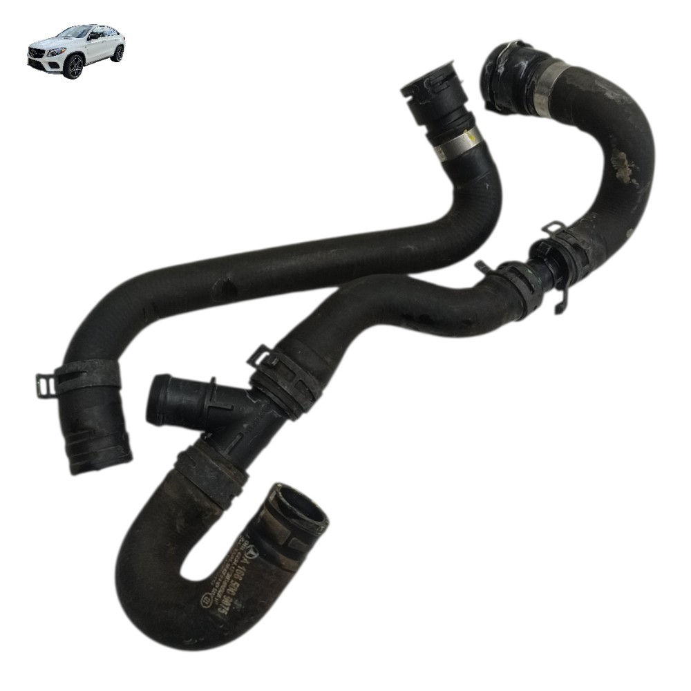 Kit Mangueira Bomba Água Auxiliar Mercedes Gle 43 2017 2018 Preto 1