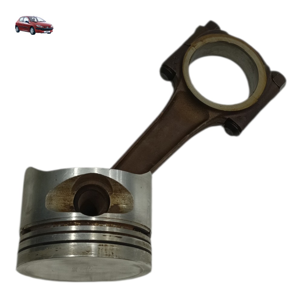 Pistão biela STD Peugeot 206 1.4 8V gasolina 2001 2002 2003 1