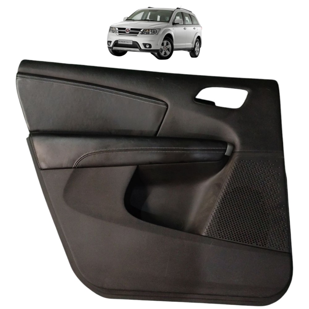 Forro Porta Traseira Esquerda Fiat Freemont 2012 2013 2014 Preto 1