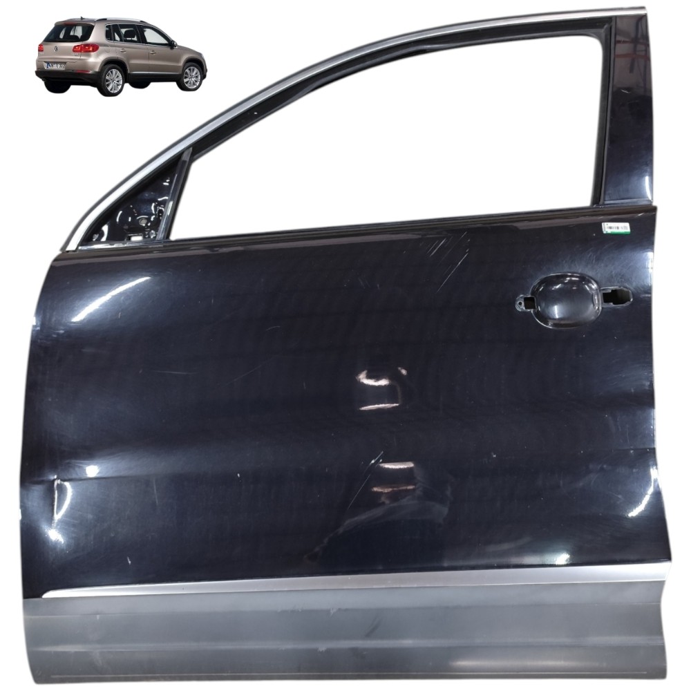 Porta dianteira esquerda VW Tiguan 2012 2013 2014 15 detalhe 1