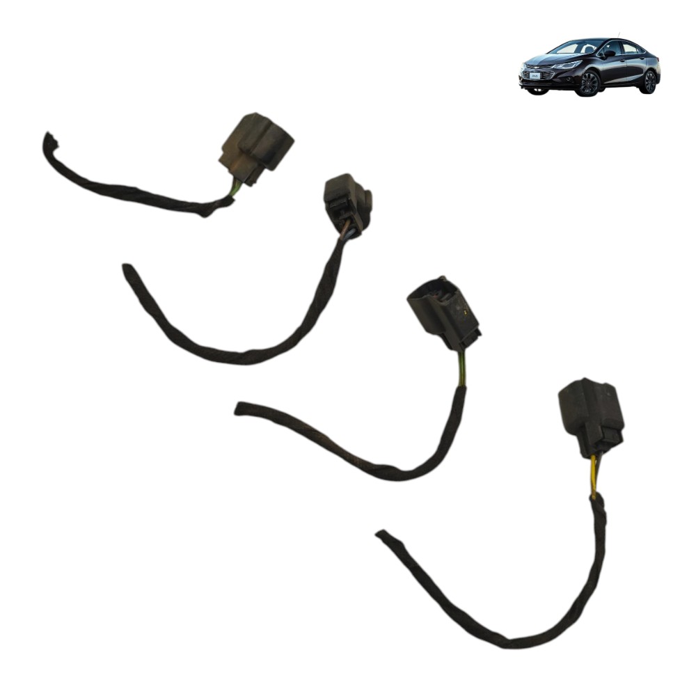 Jogo Plug Conector Alto Falante Porta Gm Cruze 2016 2017 18 1