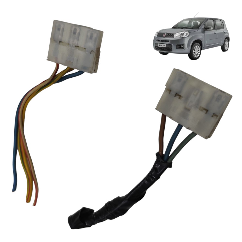 Par plug conector computador ignição Fiat uno Vivace 2013 14 1